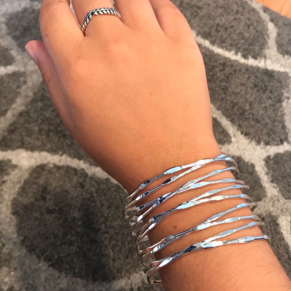 Silver Cuff Bracelet - Picture 4 of 4